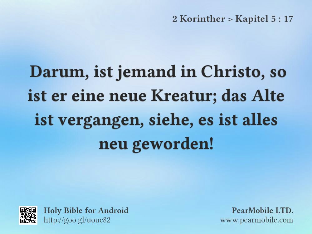 2 Korinther, Kapitel 5:17